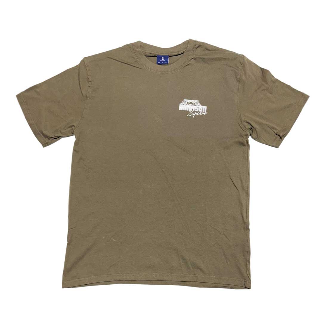 Beige-T-shirt Camping-Hat